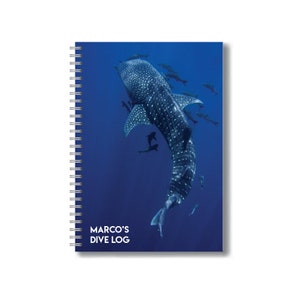 Custom Whaleshark Waterproof Dive Log
