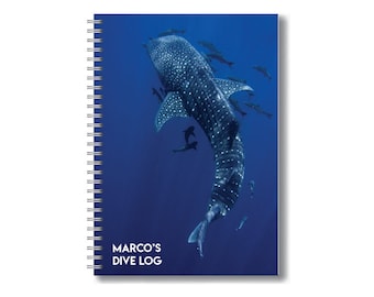 Custom Whaleshark Waterproof Dive Log