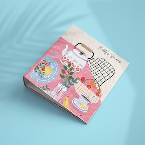 Diario di ricette personalizzato / Diario di cucina / Ricette di pasticceria / Ricette di famiglia / Raccoglitore / Cartella