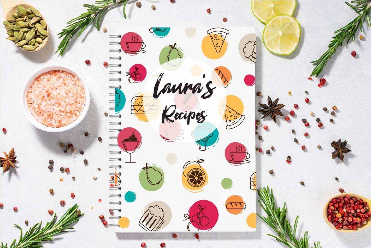 Liste Des Recettes Patrons Schémas Plans Pour Couture 2 4 3 A5 Livre de recettes étanche personnalisé journal de - Etsy France