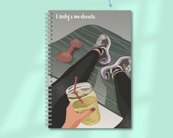 Waterproof Gym Log | Workout Planner | 12 Weeks | Fitness