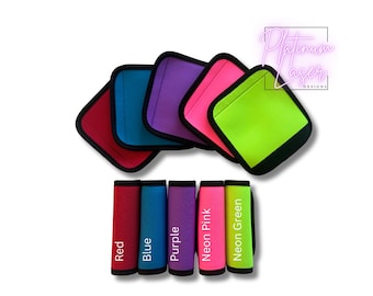 Personalised Luggage Handle Wrap: Neoprene Suitcase Identifier