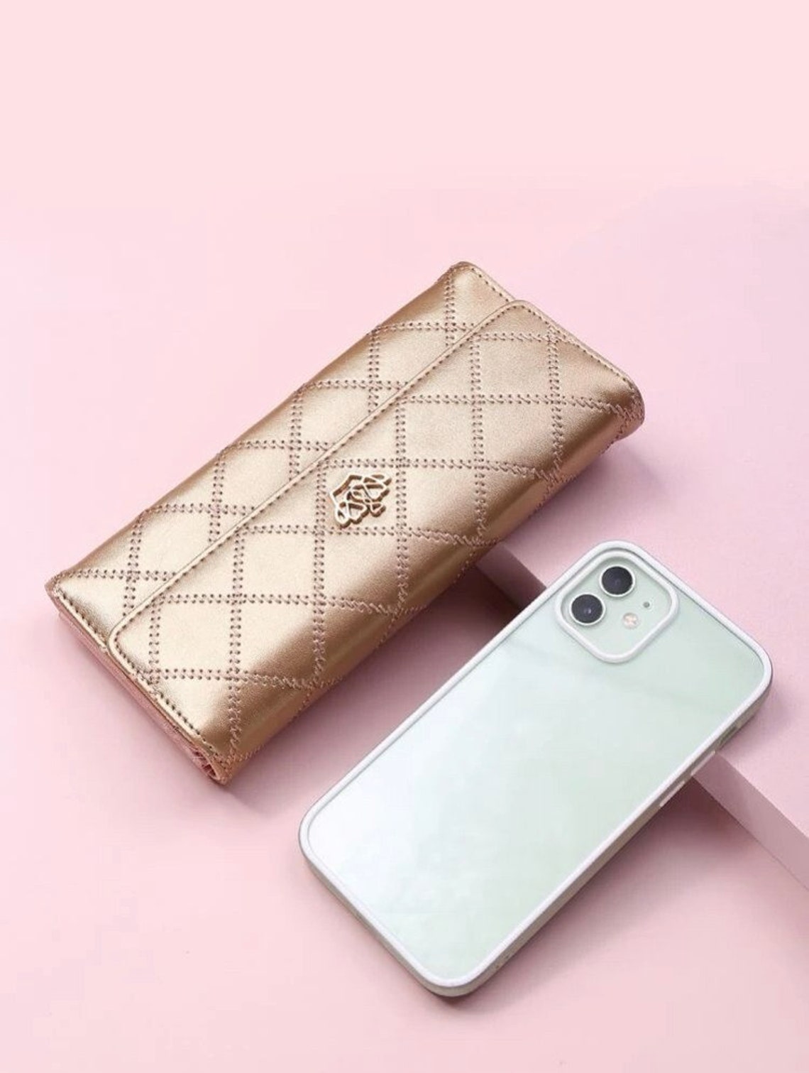 Pink Women Walletwallets Cutesmall Women Walletwallet Women Etsy