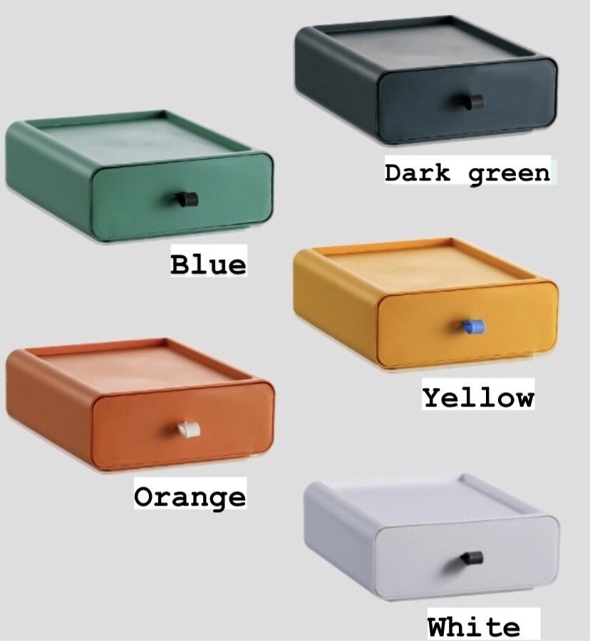 Almacenamiento apilable Organizador de escritorio Caja de | Etsy