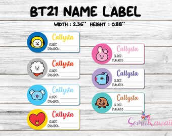 bts core aesthetic name stickers etsy canada