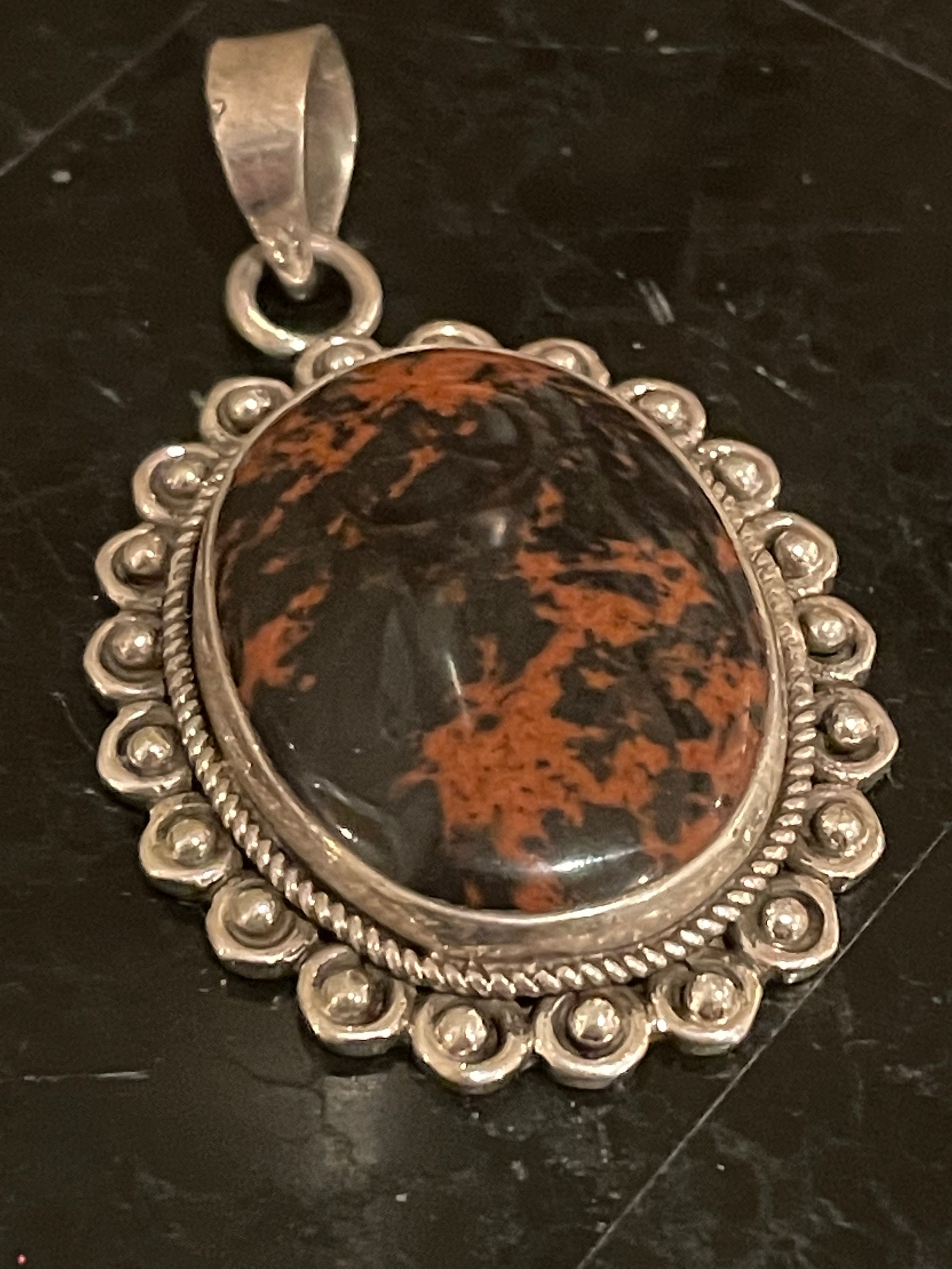 Red Jasper Sterling Silver 925 Pendant Real Inexpensive Etsy