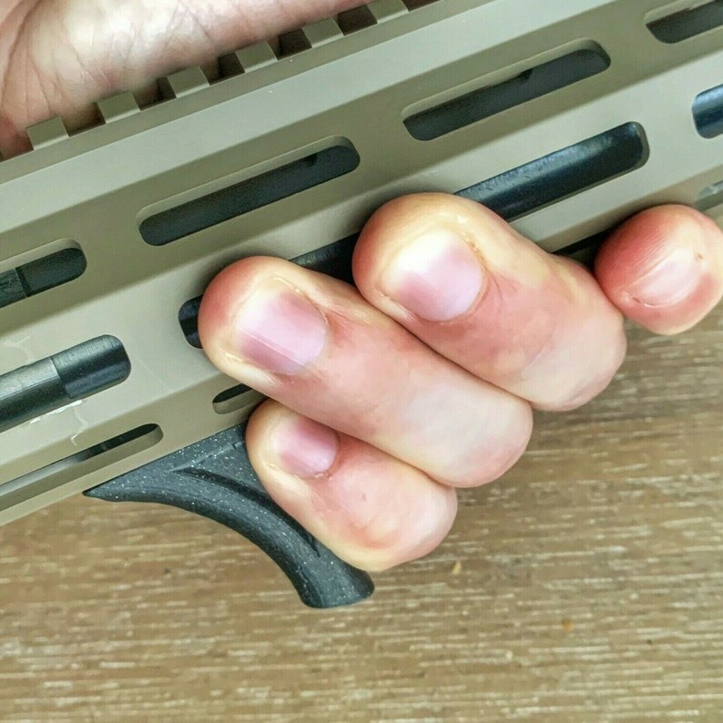 MLOK Handstop 2finger Stop foregrip Grip by Evolve 3D Etsy