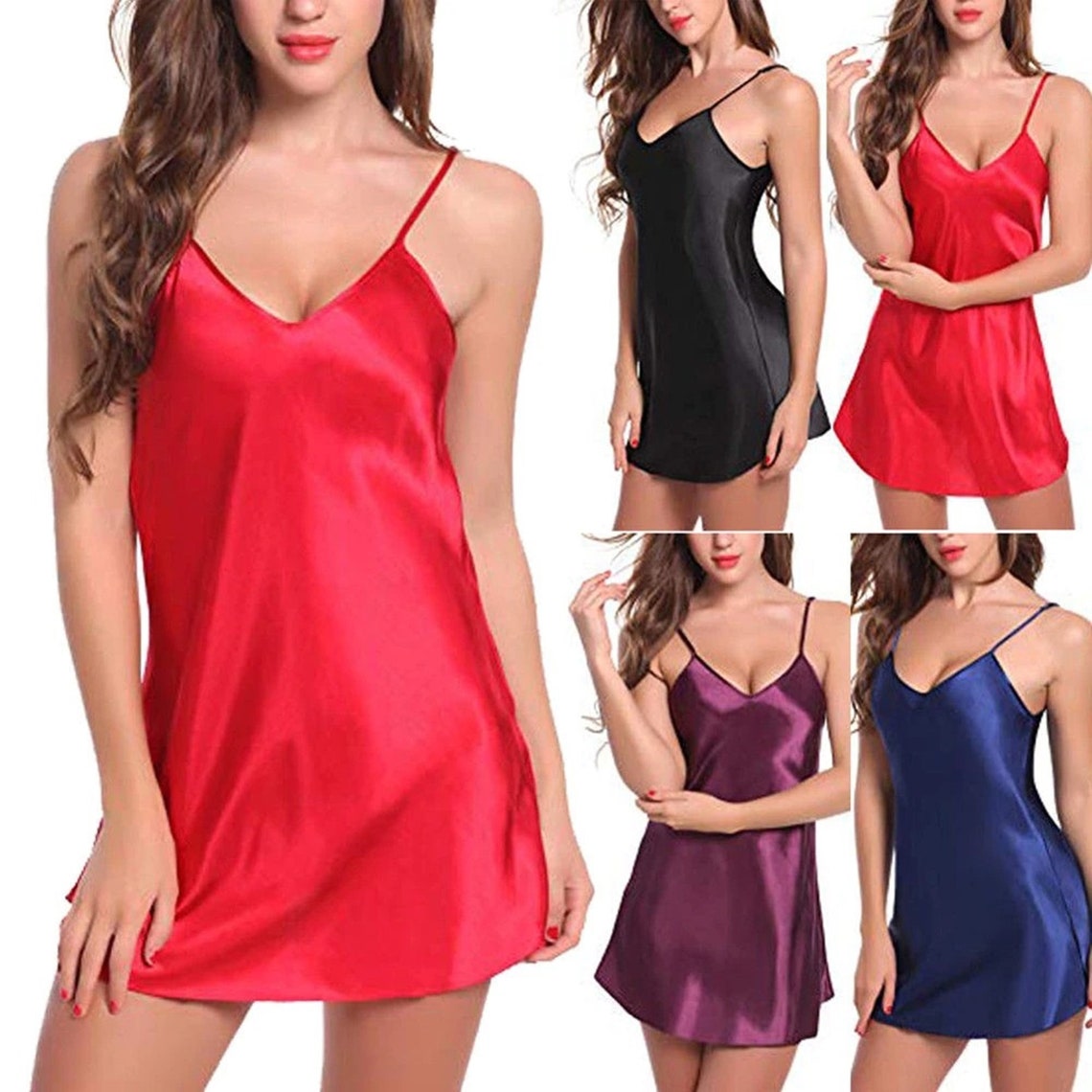 Night Dress Sleepwear Womens Nighte Dress Sleeping Dress Plus Etsy