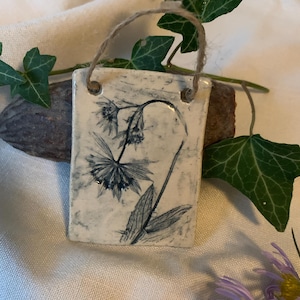 Ceramic Botanical Flower Wall Decoration