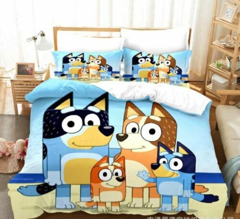 Bluey Collection V8 Duvet Cover Sets for Boys Girls Kids Soft Etsy