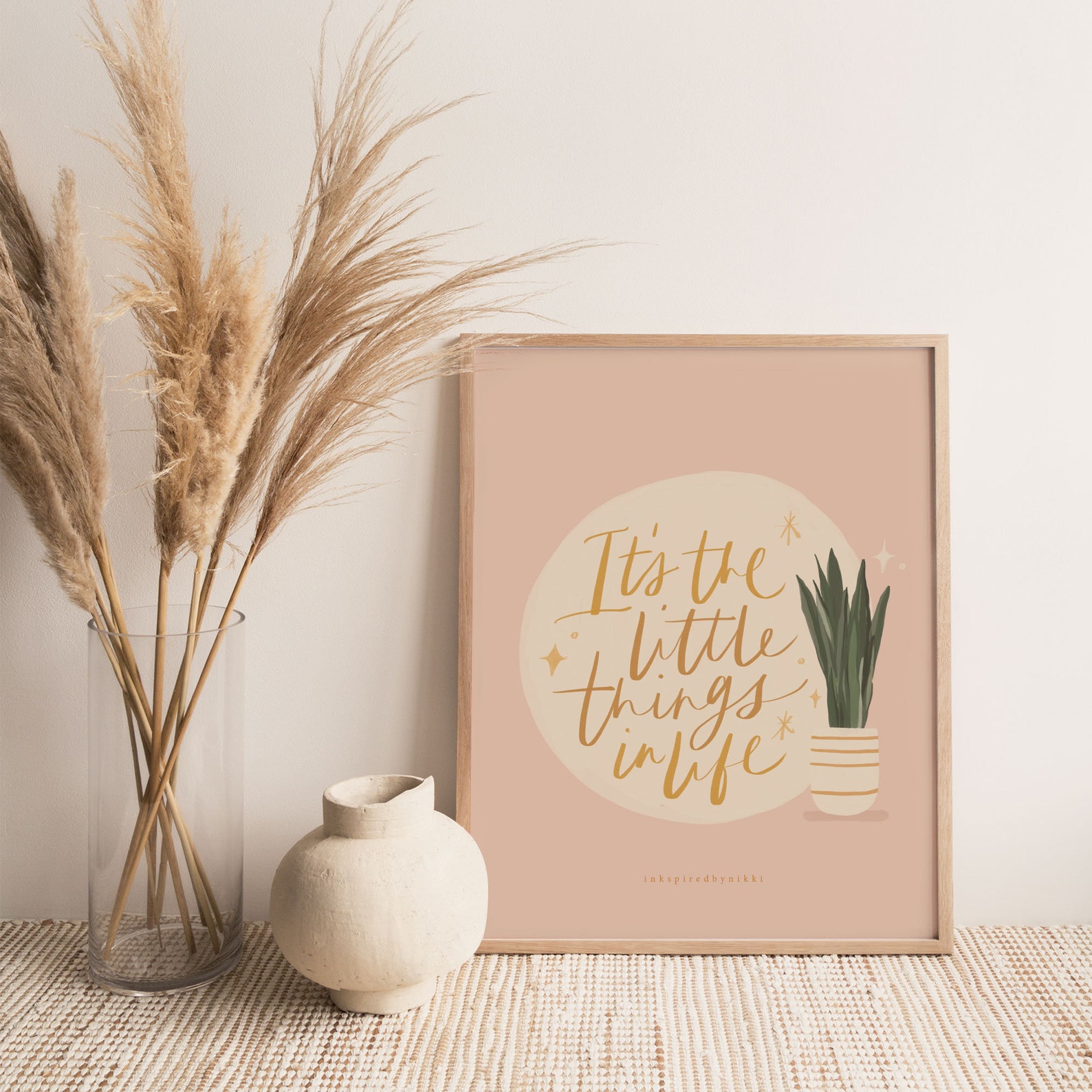 It's the Little Things DIGITAL DOWNLOAD Hand-lettered - Etsy