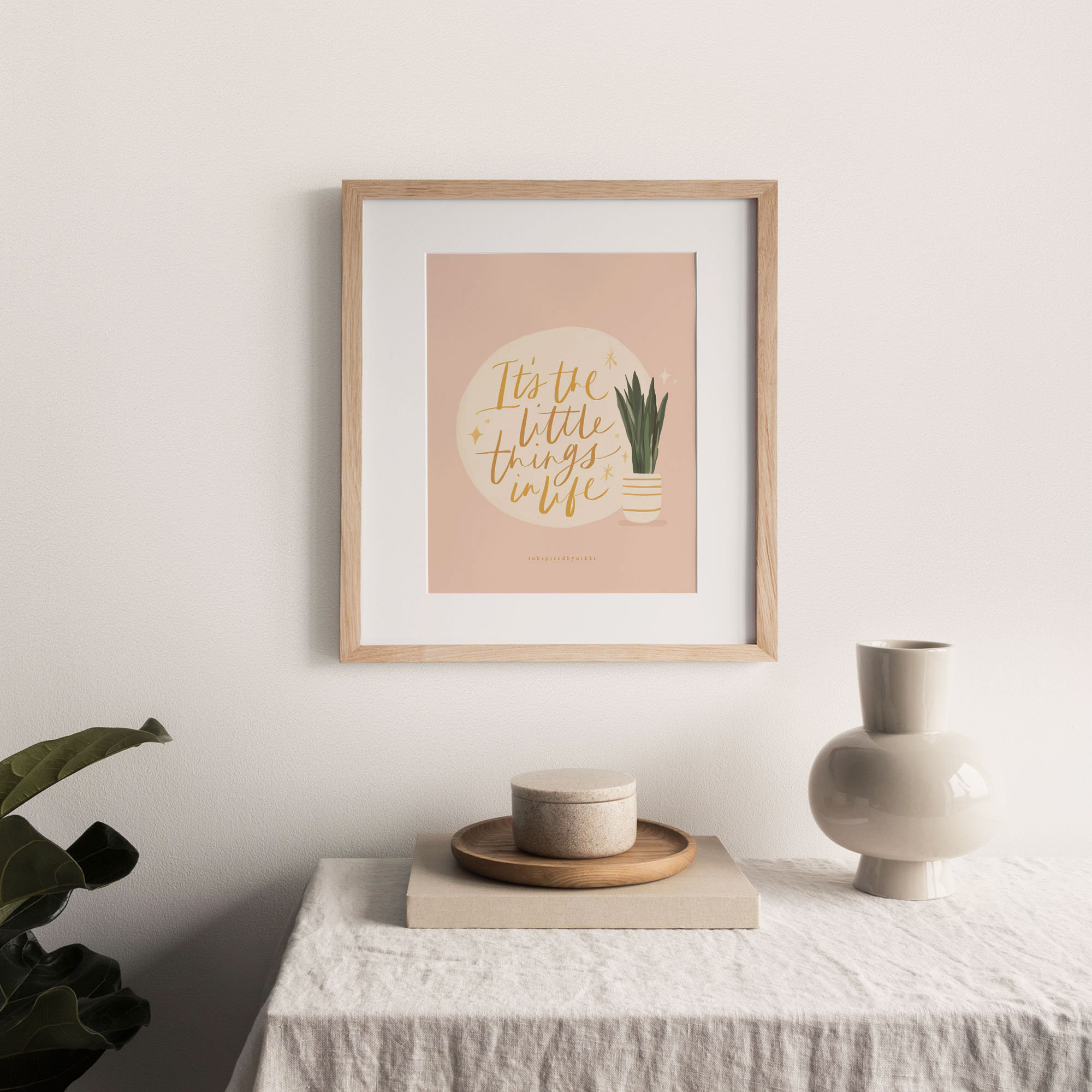 It's the Little Things DIGITAL DOWNLOAD Hand-lettered - Etsy