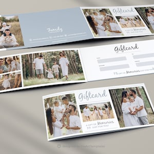 Editable Photography Voucher Template • Voucher Template • Gift Certificate Template • Photography Gift Card • Photography Template