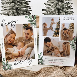Photo Merry Christmas Card Template
