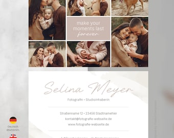 Business Card Template for Photographers