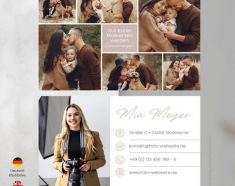 Photography Business Card Template for Photographers