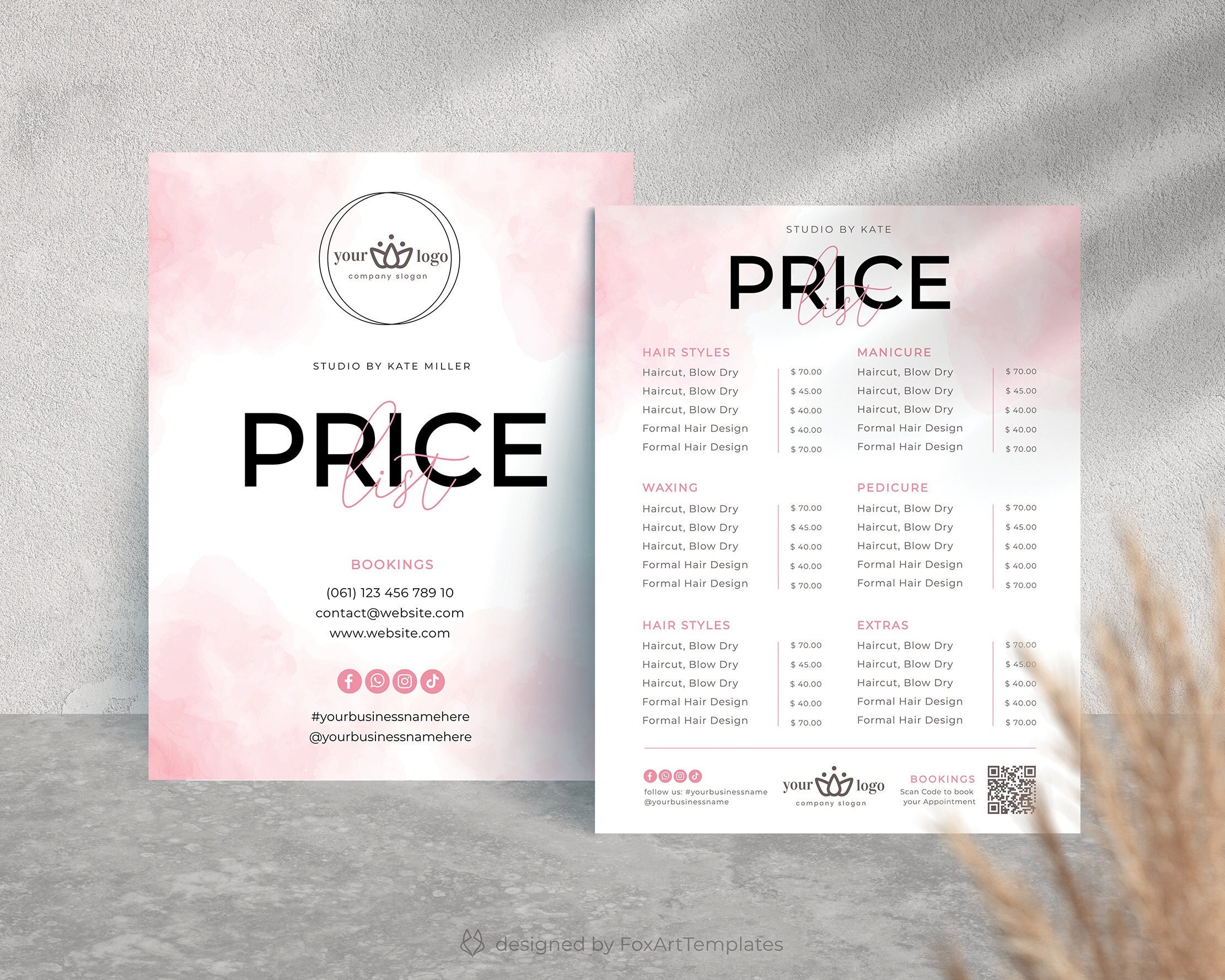 Price List Template Menu Editable Artofit vrogue.co