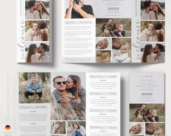 Photography Trifold Flyer Template Design