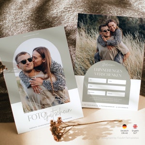 Photographer Gift Certificate Template, Photography Gift Card, Photography Voucher Template