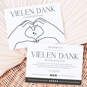 Vielen Dank für Deine Bestellung Paketbeileger für Kunden