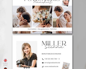 Photography Business Card Template for Photographers
