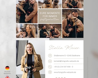Photography Business Card Template for Photographers