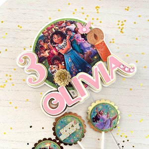 Encanto cake topper Mirabel - Encanto cake topper Isabela - Encanto Cake Topper Madrigal Family - Encanto Party - Encanto Birthday