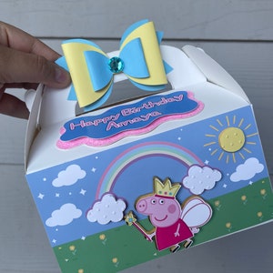 Peppa Pig Favor Boxes - Peppa Pig Birthday Party - Peppa Pig Treat Boxes - Peppa Pig Theme - Peppa Pig Favors - Peppa Pig Birthday