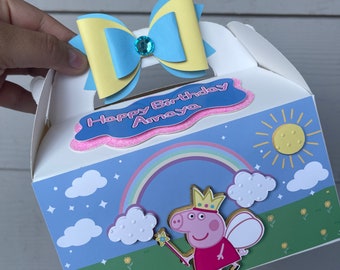 Peppa Pig Favor Boxes - Peppa Pig Birthday Party - Peppa Pig Treat Boxes - Peppa Pig Theme - Peppa Pig Favors - Peppa Pig Birthday