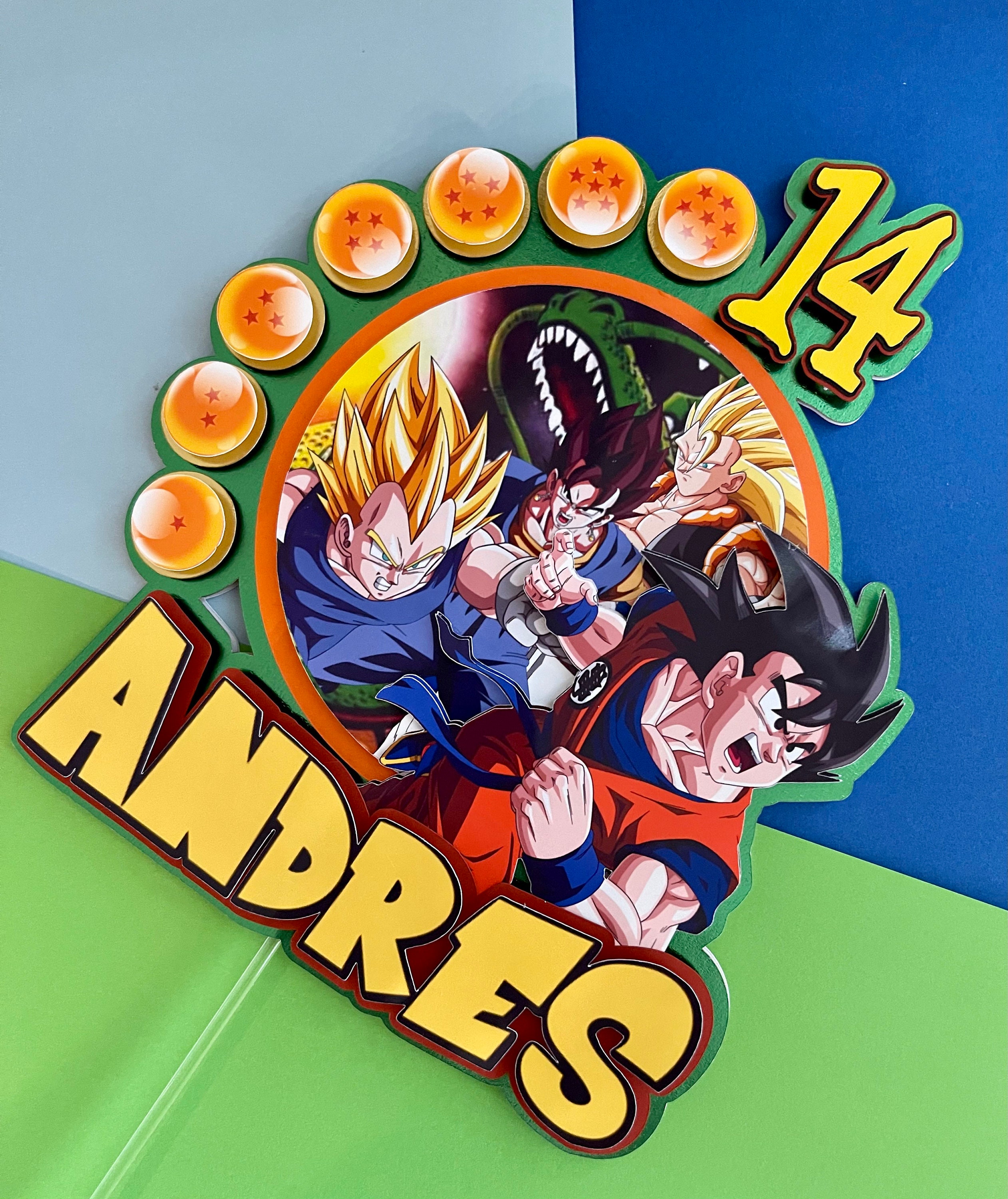 Goku Vegeta Louis Vuitton Supreme Nike Dragon Ball Edible Cake Toppers –  Ediblecakeimage