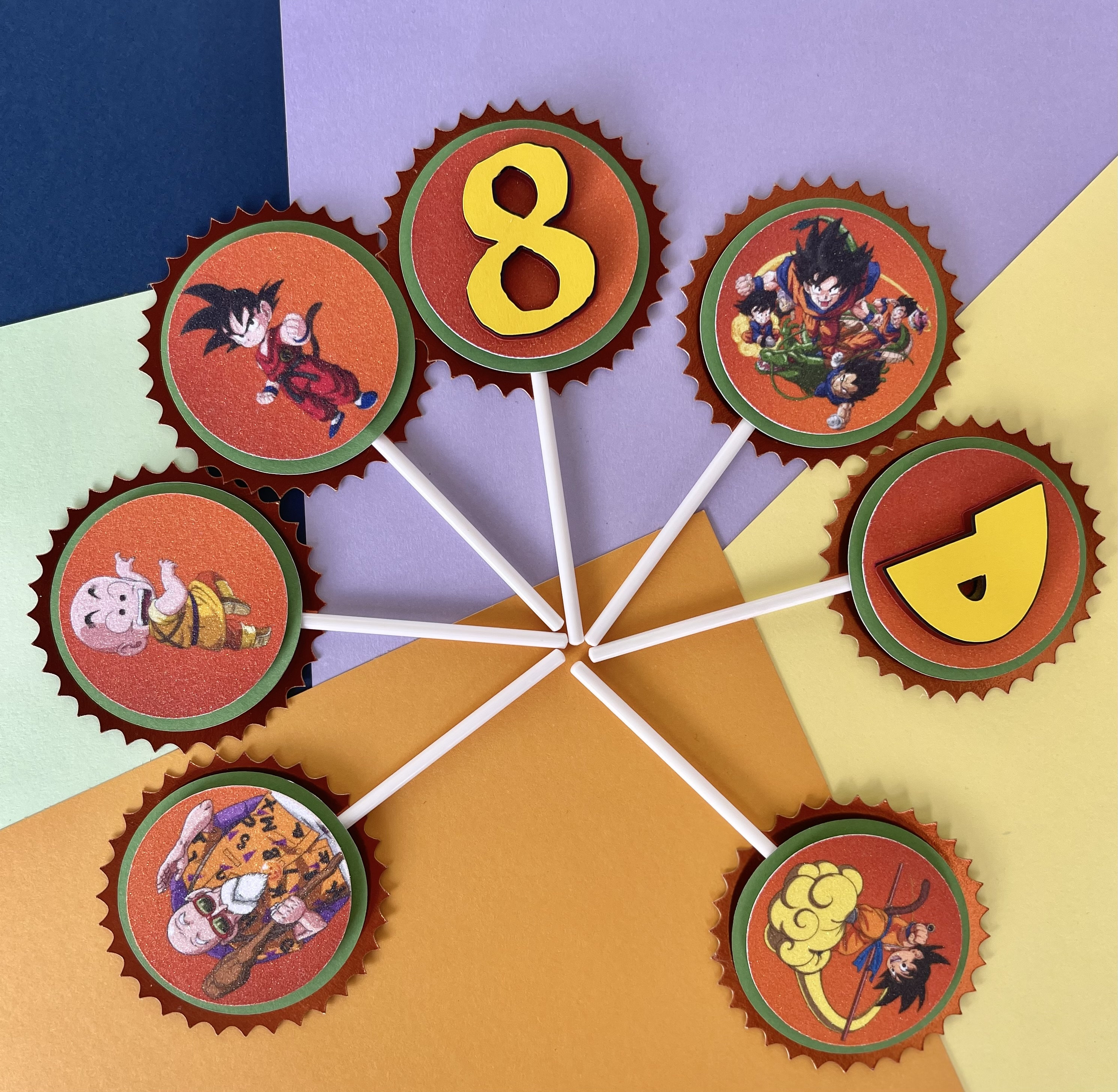 Dragon Ball Eternal Dragon Wish 12 Count Edible Cupcake Topper