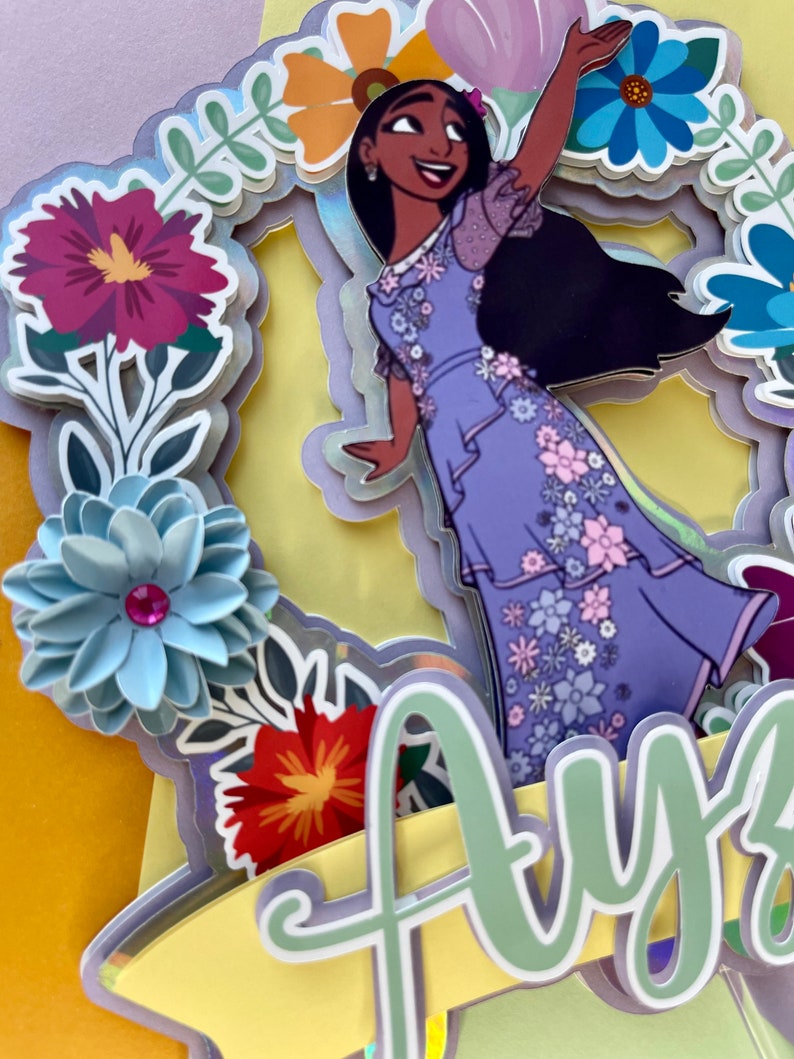 Isabella Cake Topper Encanto Cake Topper Encanto Party Etsy