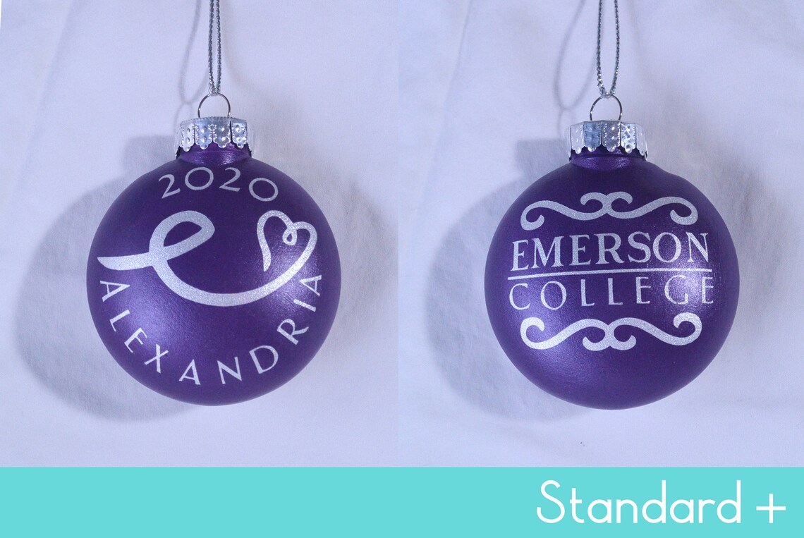 Customizable College Ornament Etsy
