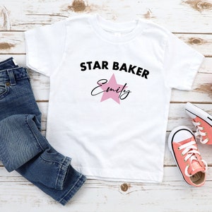 Maglietta Star Baker GBBO - Great British Bake Off Cucina Torta Cottura Cuoco Chef Regalo