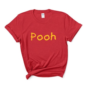 Girls Pooh Bear T-shirt - Girls World Book Day Halloween Top Birthday Christmas Gift Top