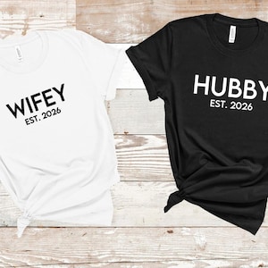 Wifey Hubby shirt, Honeymoon Gift, Gift for Wedding Hoodie, Gift for Honeymooning, Valentines Day Shirt, Gifts