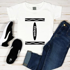 T-shirt met krijt Grappige trend Cartoon shirts T-shirt - Meisjes Jongens Wereldboekendag Halloween Top Verjaardag Kerstcadeau Top