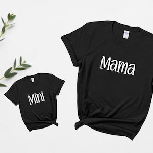 Mama und Mini Shirts - Mama Mini T-Shirt - Mama Mini Passende Shirts - Mutter Mutter Tochter Twining Set - Mutter & Tochter Passende Shirts