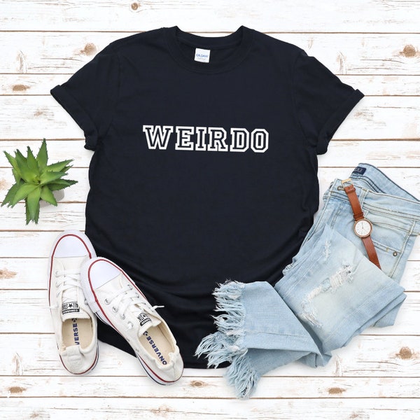 Weirdo Adult Unisex tshirt Sweat Funny Hipster Slogan Keep It Weird