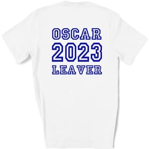 2025 School Leavers Personalised T-Shirt | End of Term Top for Boys, Men