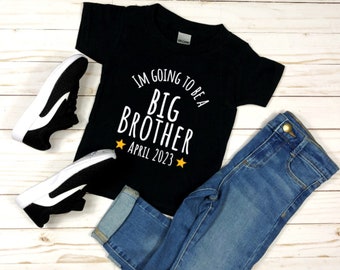 Big Brother Tshirt | I'm Going to be a Big Brother | Children Gifts | Gifts for Kids | Boys Clothes | New Baby Announcement