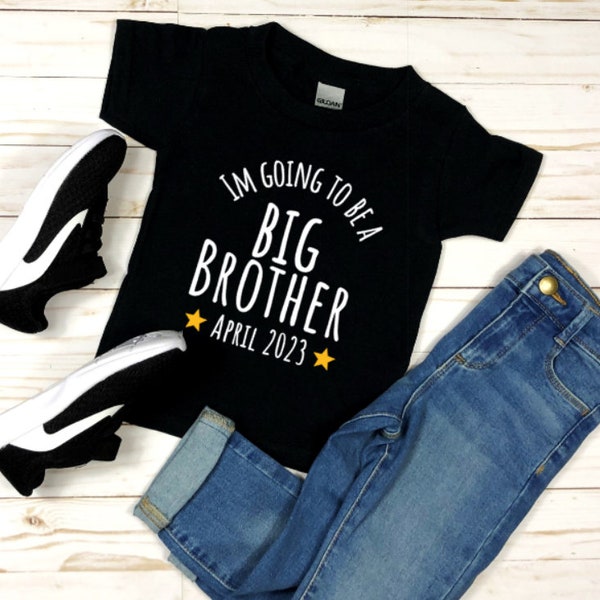 Big Brother Tshirt | I'm Going to be a Big Brother | Children Gifts | Gifts for Kids | Boys Clothes | New Baby Announcement