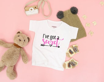 I've Got A Secret I'm Going To Be A Big Sister / Brother Kid's T-Shirt, Cute Children's T-Shirt Top, Kid's Clothing, Pregnancy Announcement