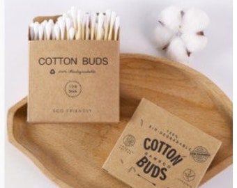 Bamboo Cotton Buds - 100 PACK