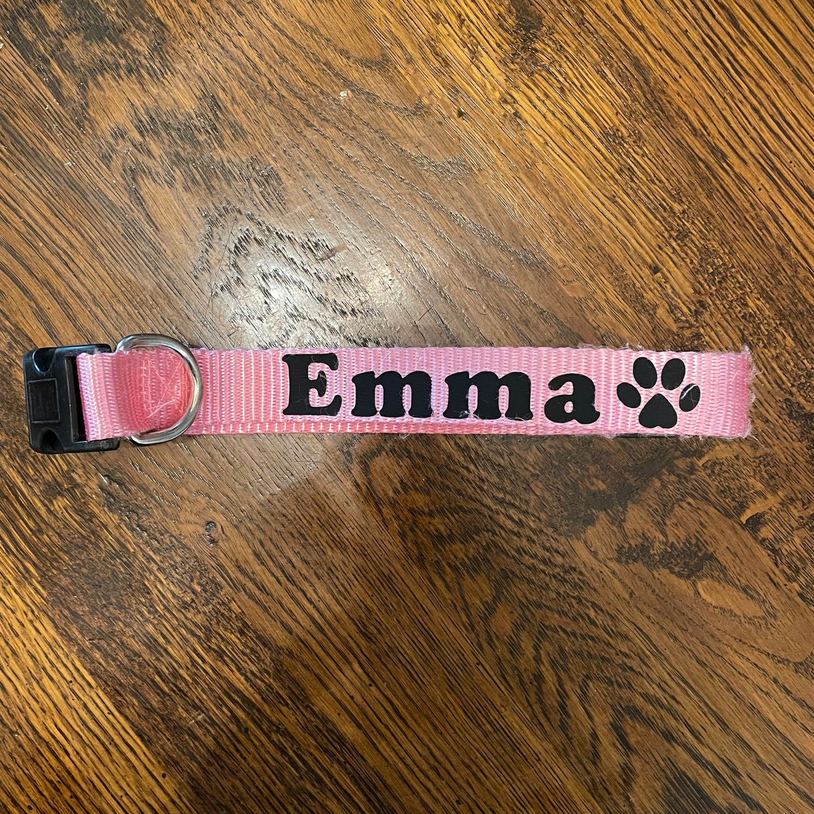 Pet Dog Collar With Personalization. Pet Name and Phone Etsy