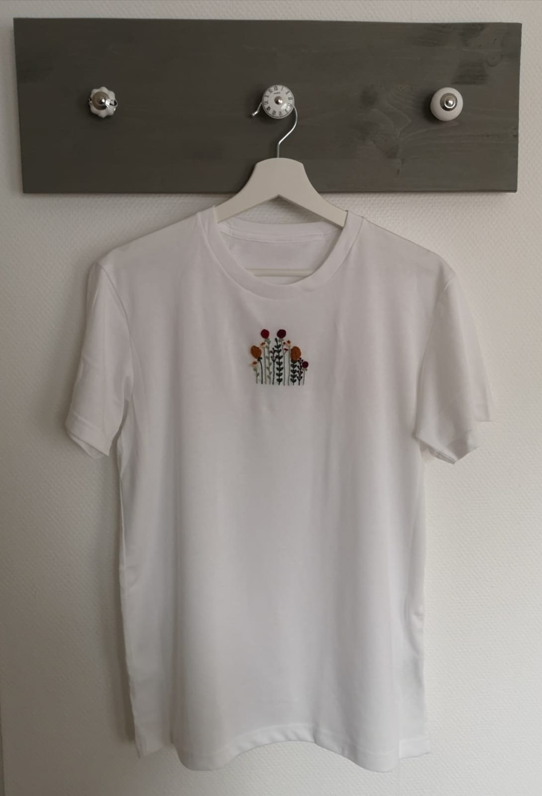Embroidered T-shirt - Etsy
