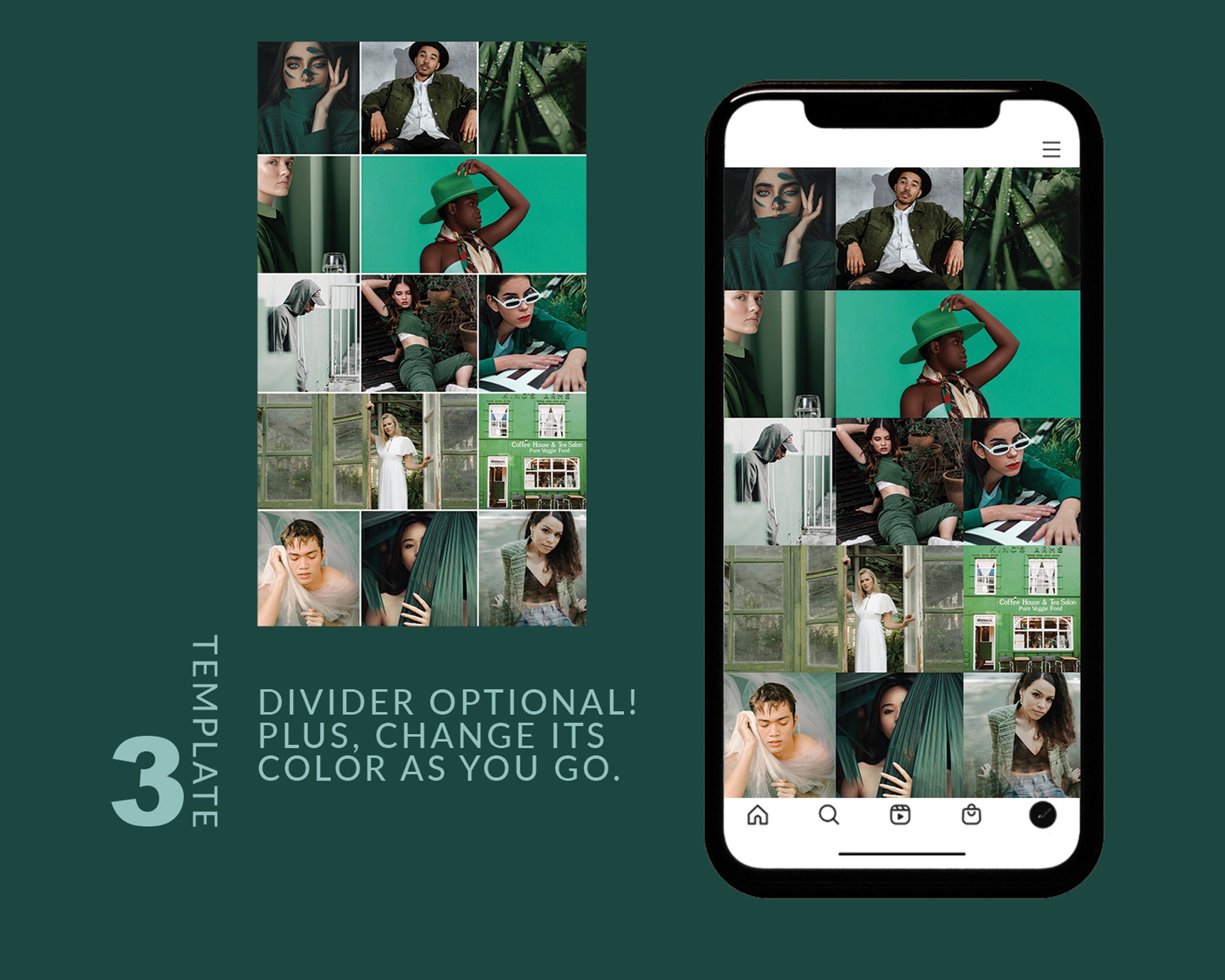 4 Dawny Photo Collage Grid | for Bloggers & Small Businesses | Minimal ...