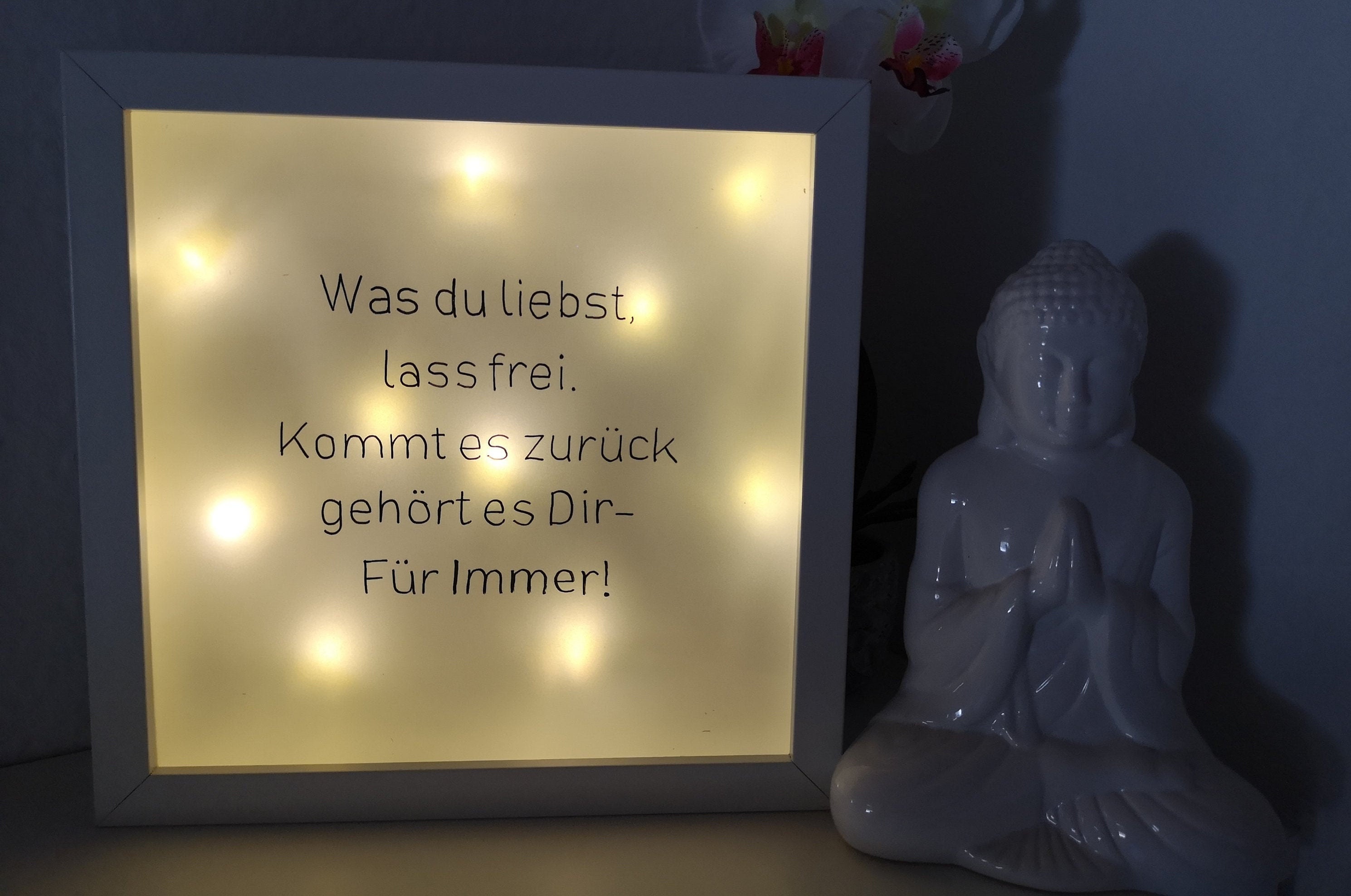 Lightbox Leuchtrahmen Familie und Freunde individuell und Etsy