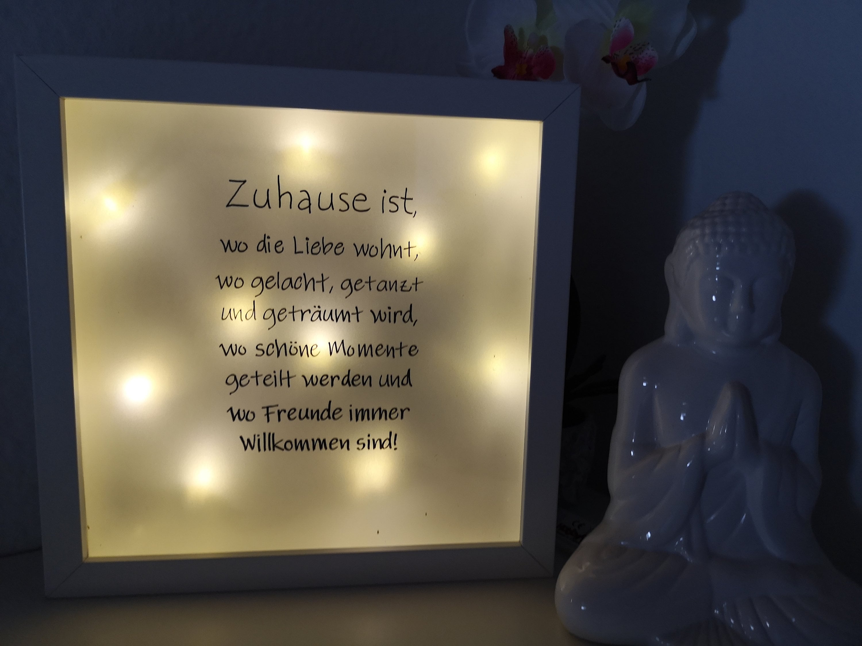 Lightbox Leuchtrahmen Familie und Freunde individuell und Etsy