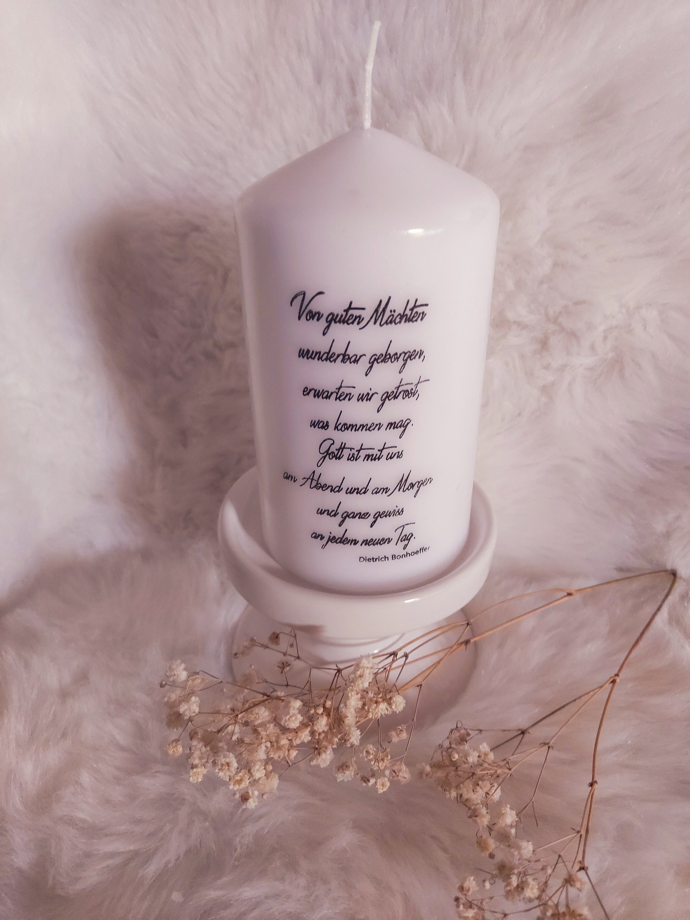 Mourning candle Commemorative candle wonderfully safe Etsy